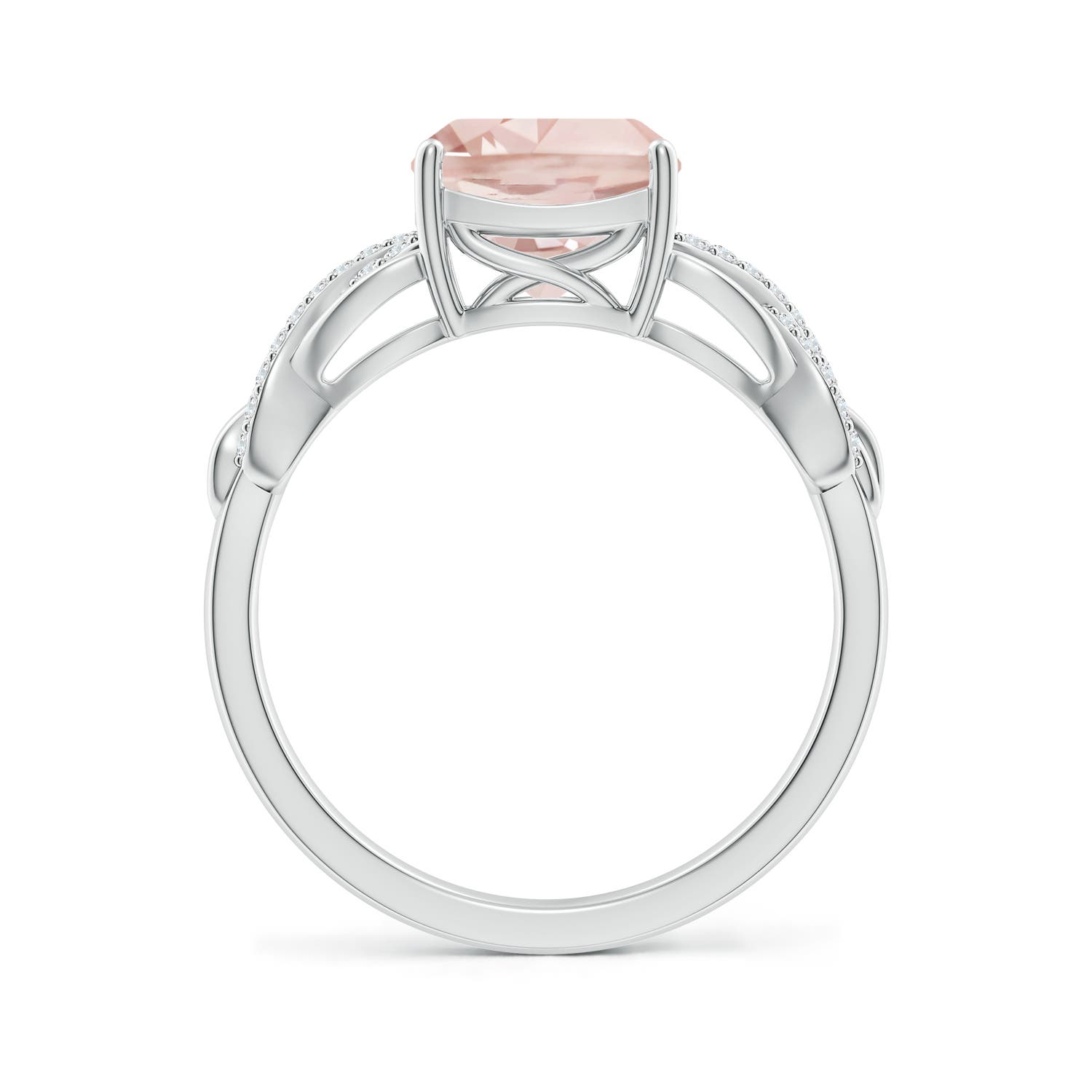 A - Morganite / 1.93 CT / 14 KT White Gold