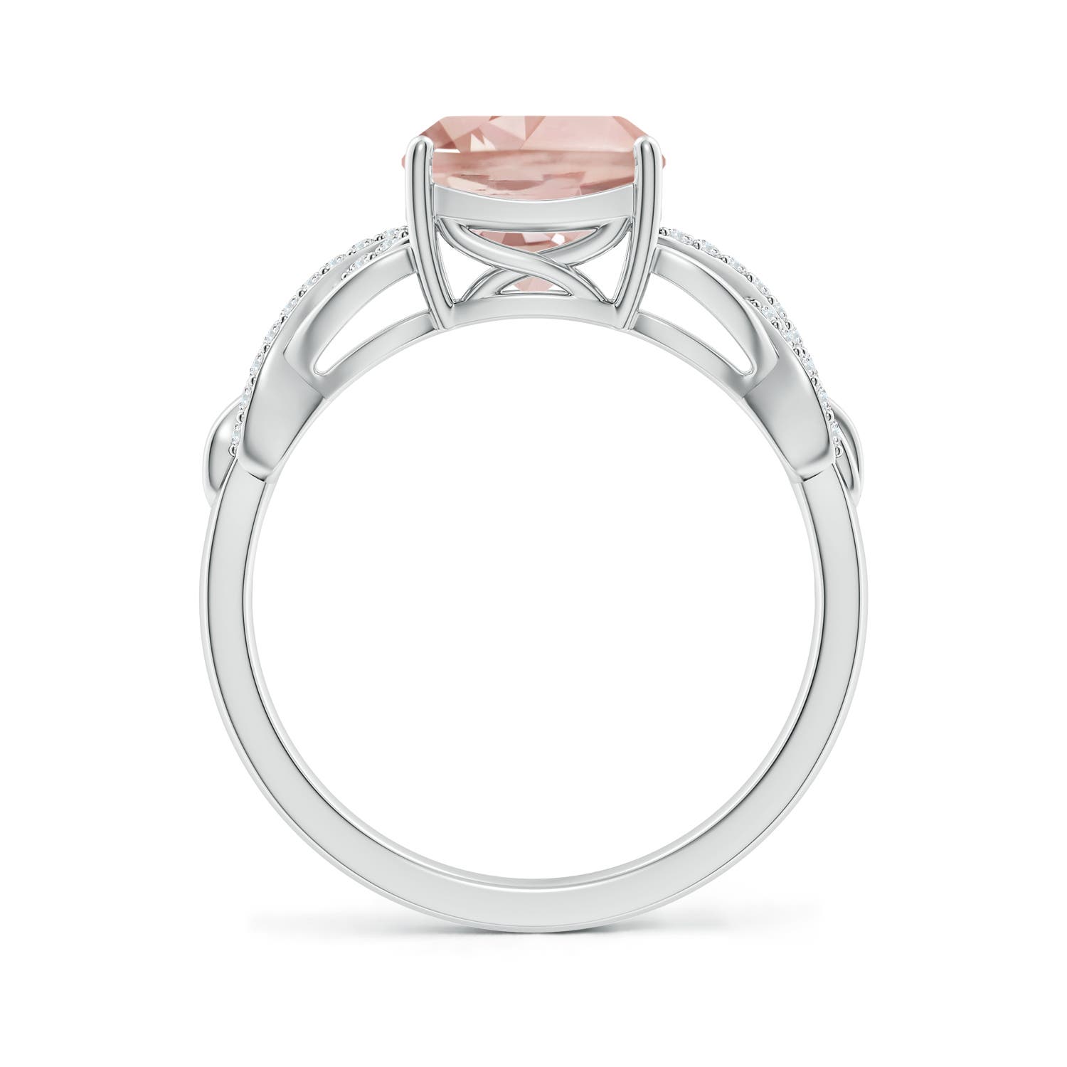 AA - Morganite / 1.93 CT / 14 KT White Gold