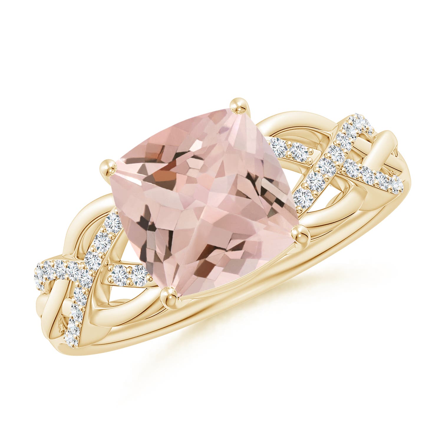 AA - Morganite / 1.93 CT / 14 KT Yellow Gold