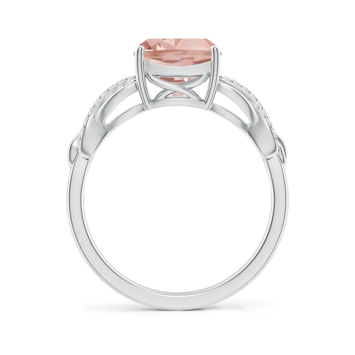 AAA - Morganite / 1.93 CT / 14 KT White Gold