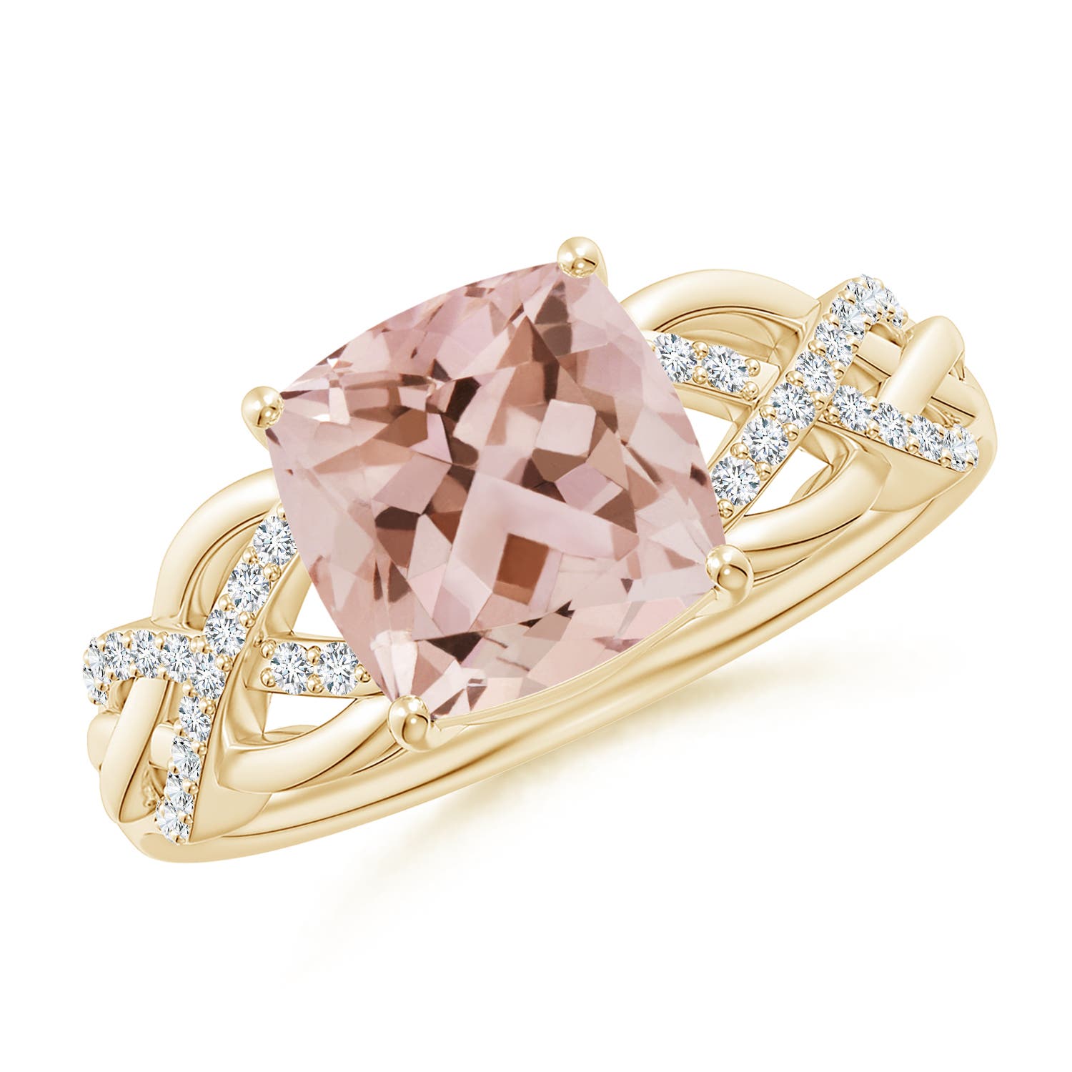 AAA - Morganite / 1.93 CT / 14 KT Yellow Gold