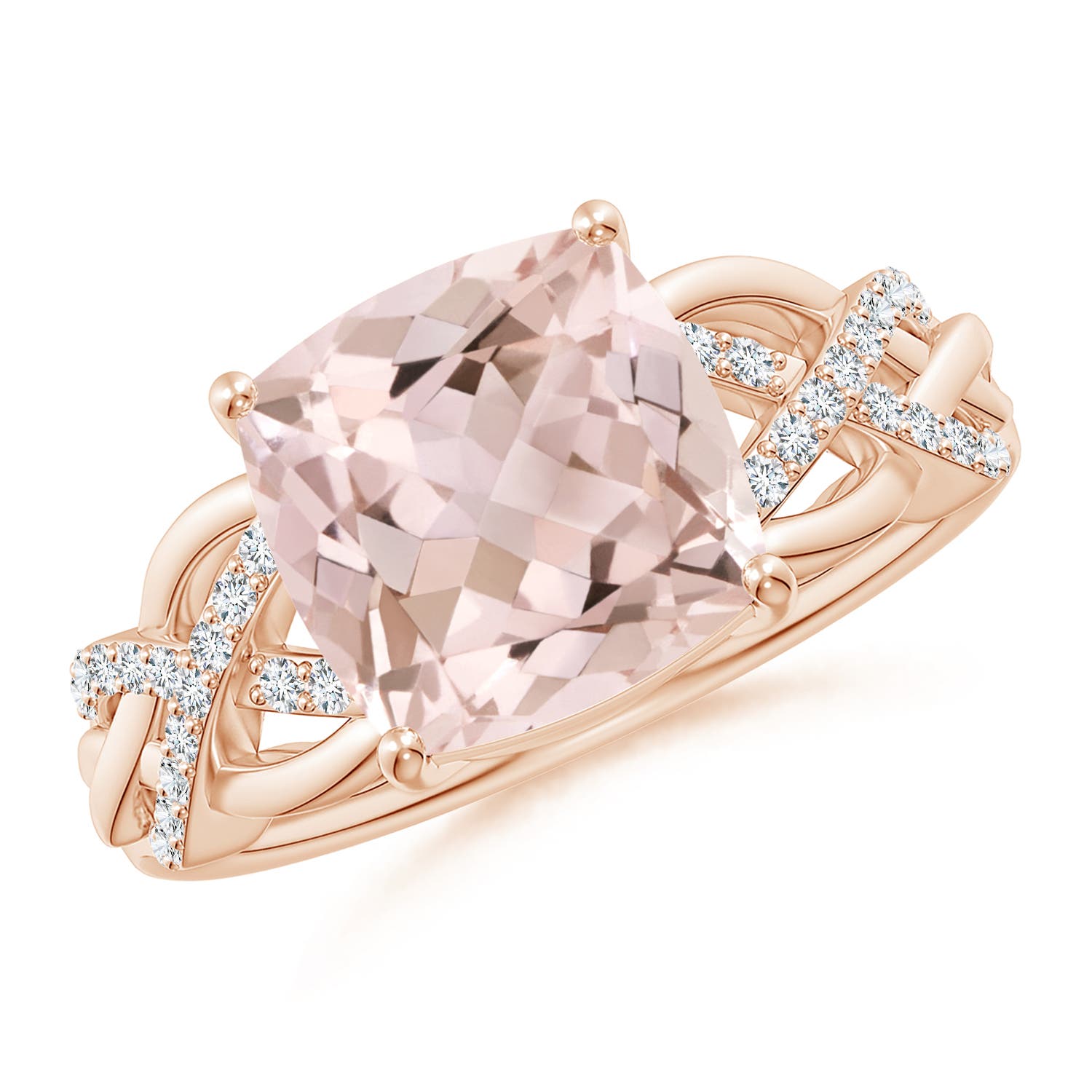 A - Morganite / 2.86 CT / 14 KT Rose Gold