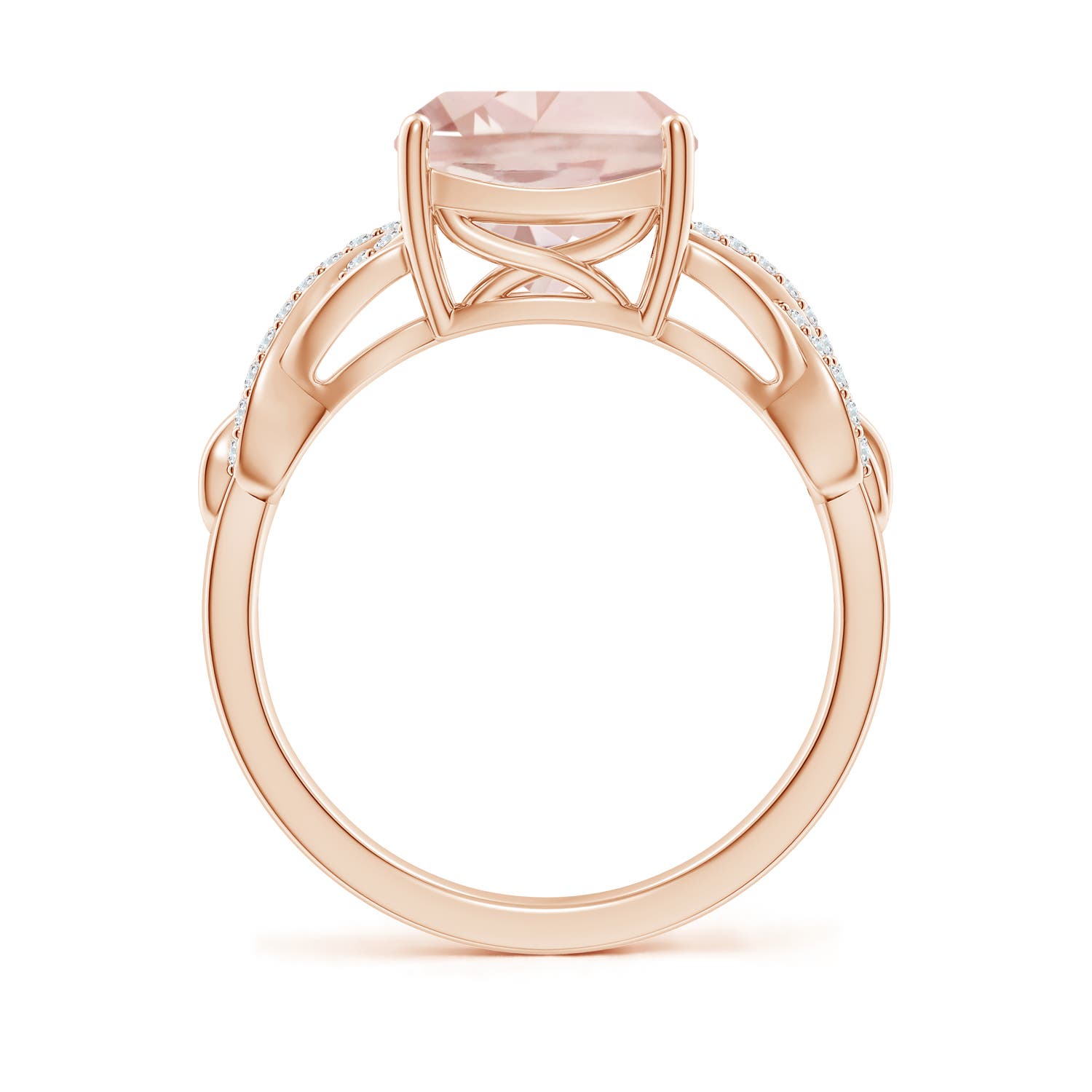 A - Morganite / 2.86 CT / 14 KT Rose Gold