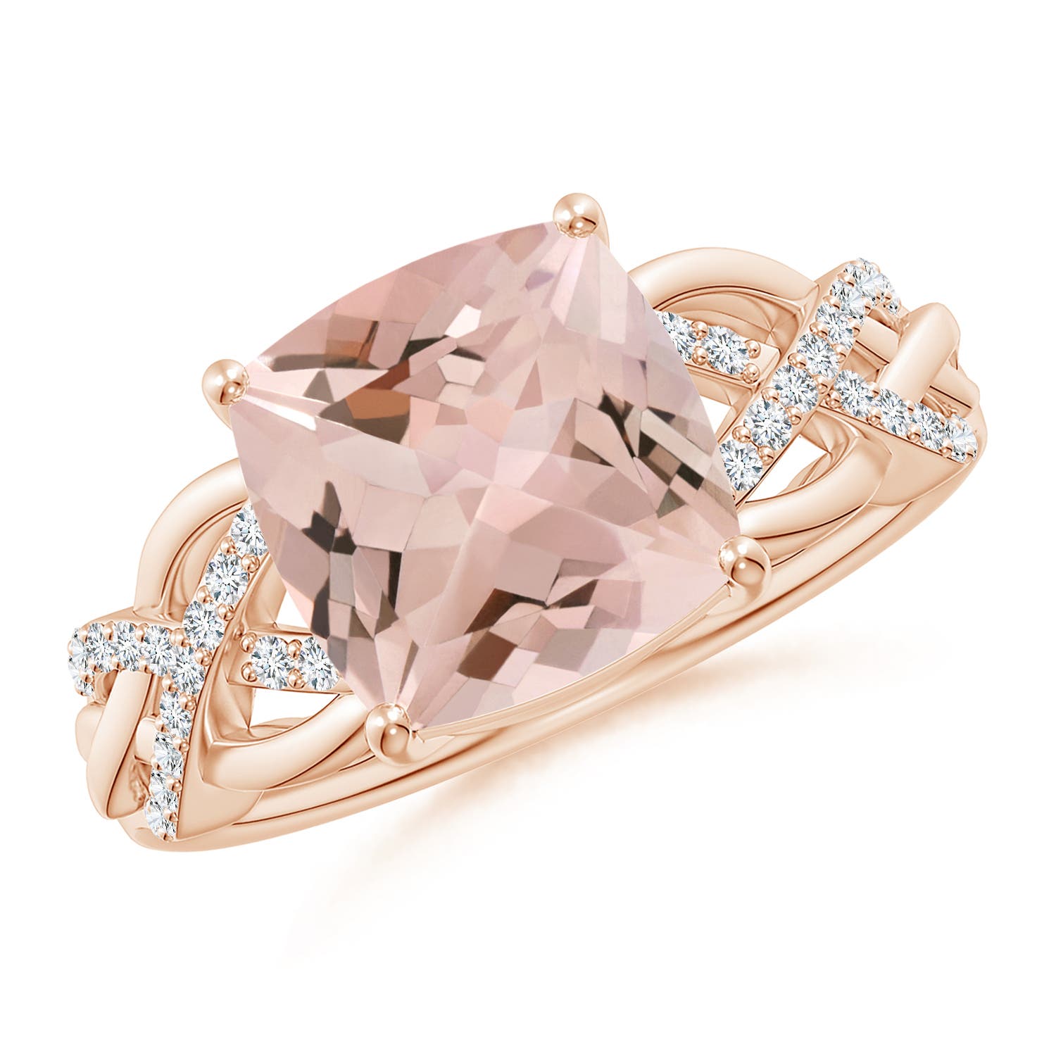 AA - Morganite / 2.86 CT / 14 KT Rose Gold