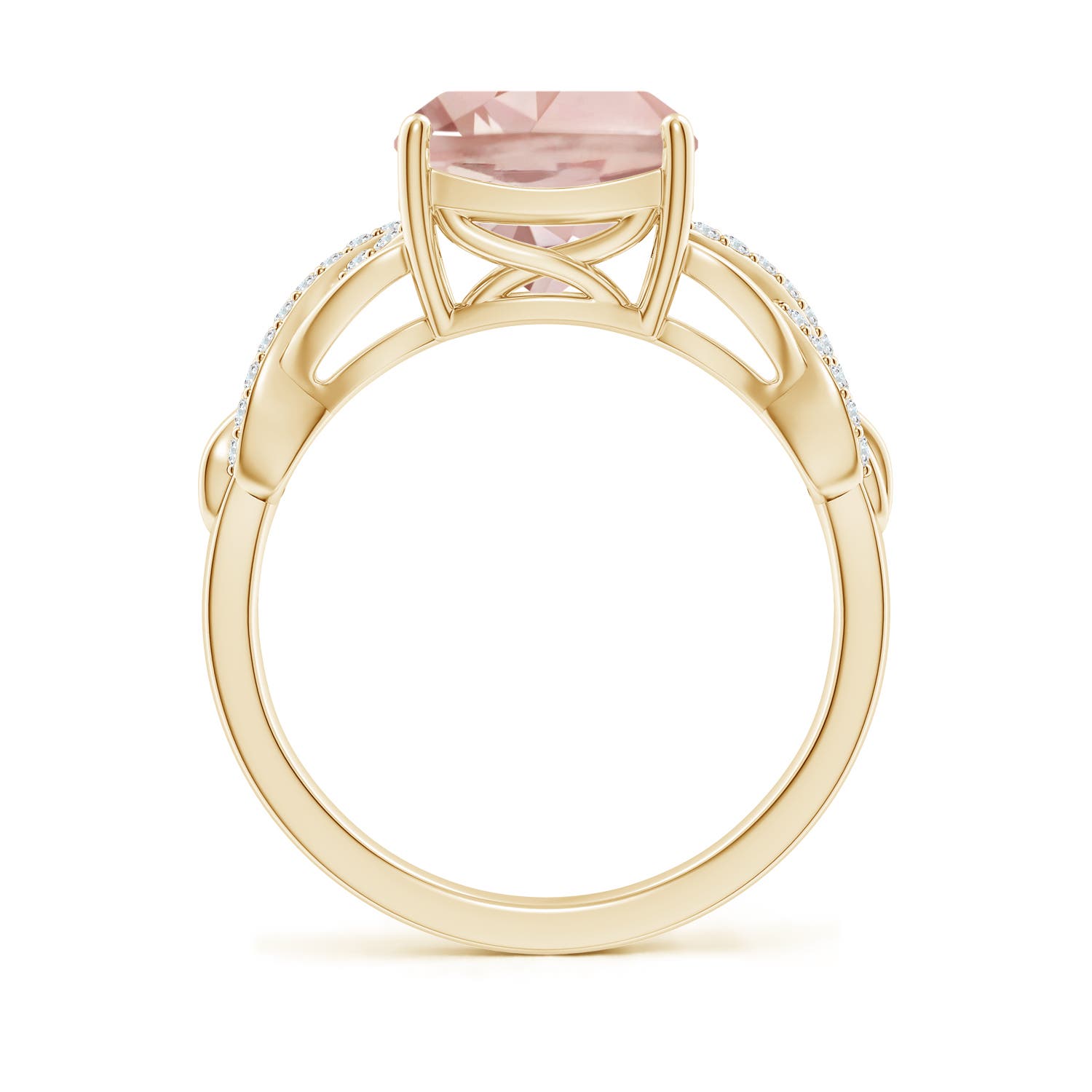 AA - Morganite / 2.86 CT / 14 KT Yellow Gold