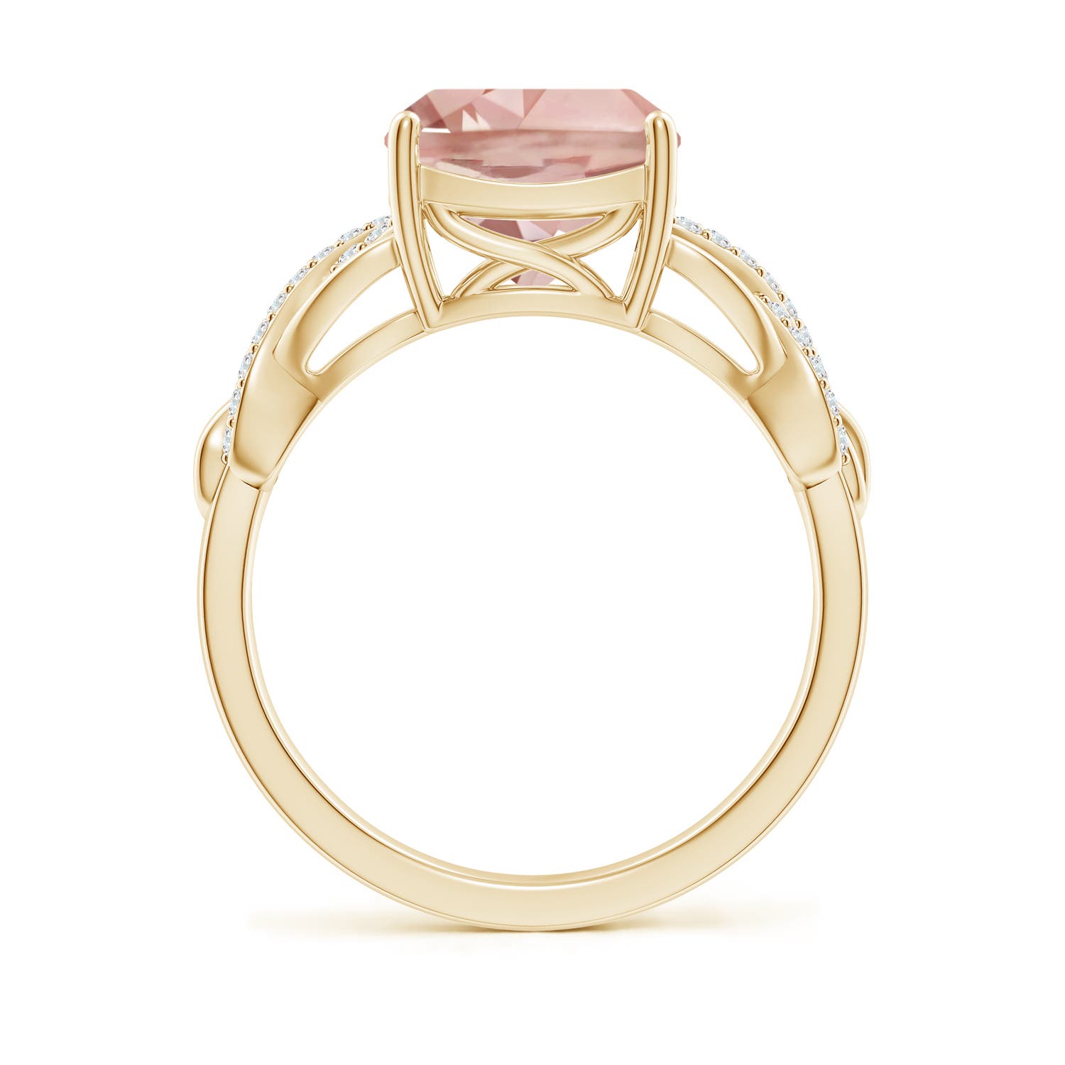 AAA - Morganite / 2.86 CT / 14 KT Yellow Gold