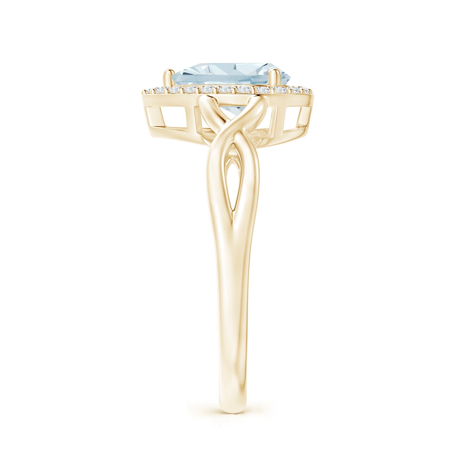 A - Aquamarine / 1.03 CT / 14 KT Yellow Gold