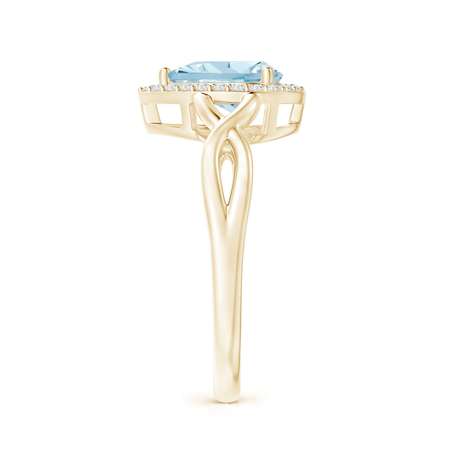 AA - Aquamarine / 1.03 CT / 14 KT Yellow Gold