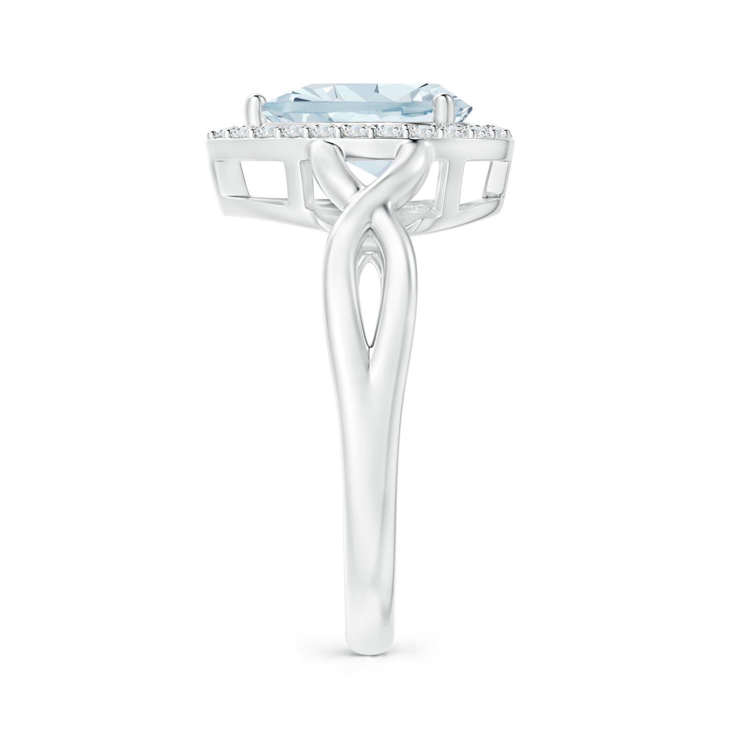 A - Aquamarine / 1.49 CT / 14 KT White Gold