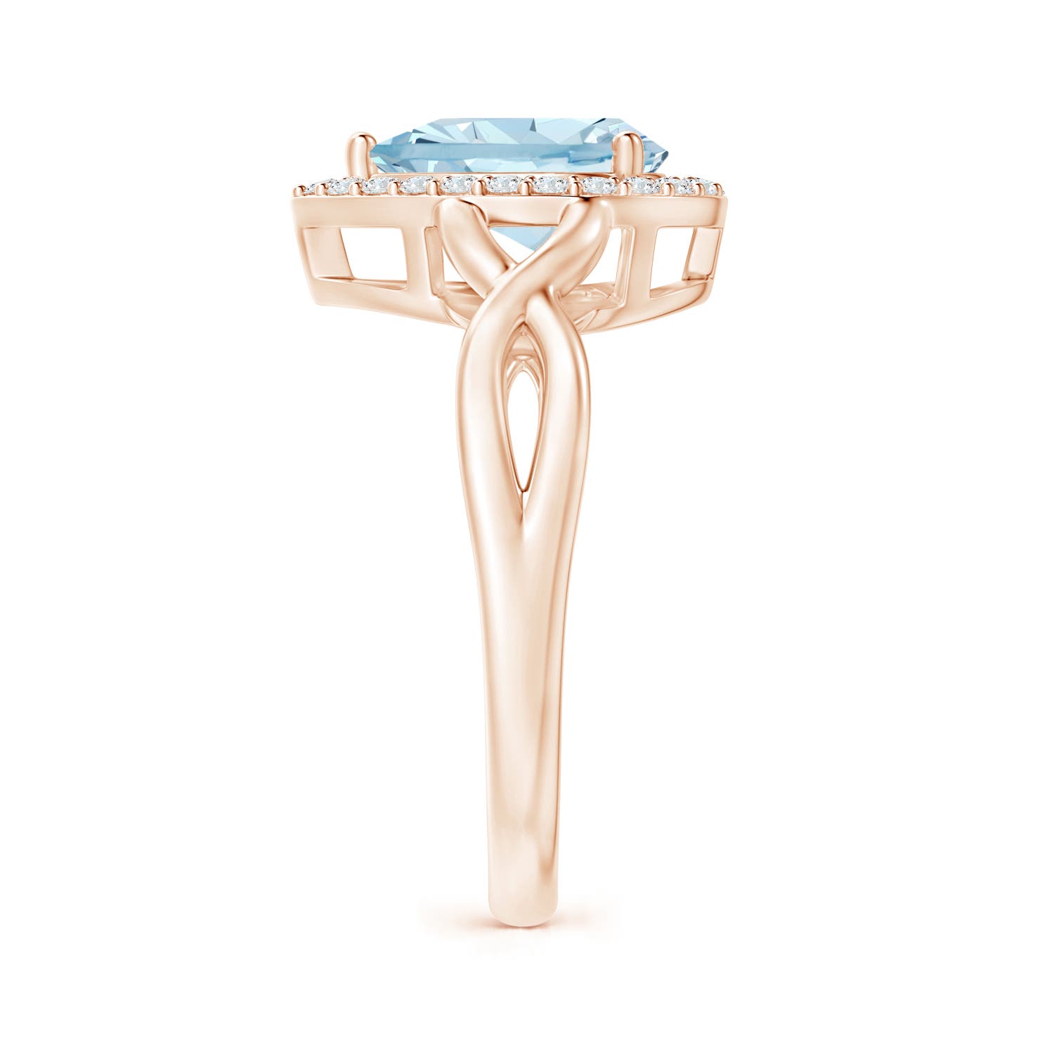 AA - Aquamarine / 1.49 CT / 14 KT Rose Gold