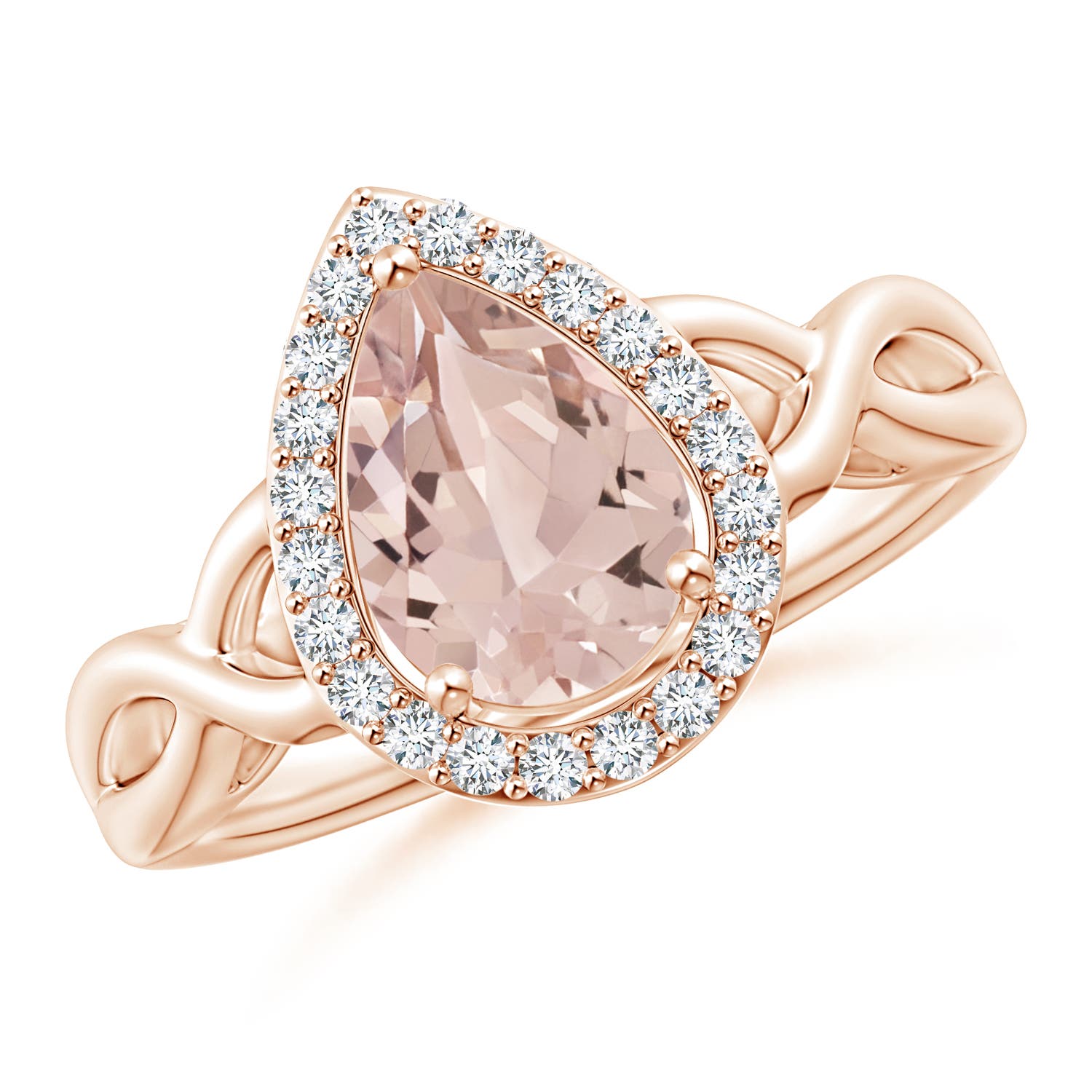 AA - Morganite / 1.64 CT / 14 KT Rose Gold