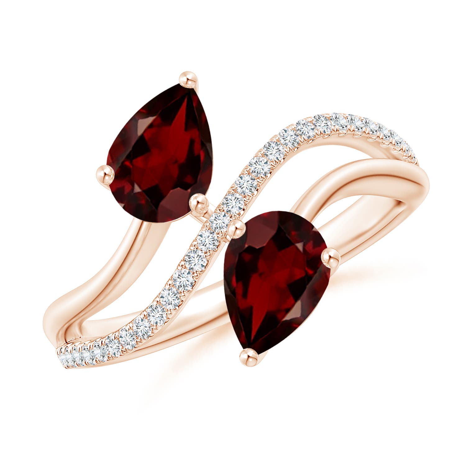 AAA - Garnet / 1.85 CT / 14 KT Rose Gold