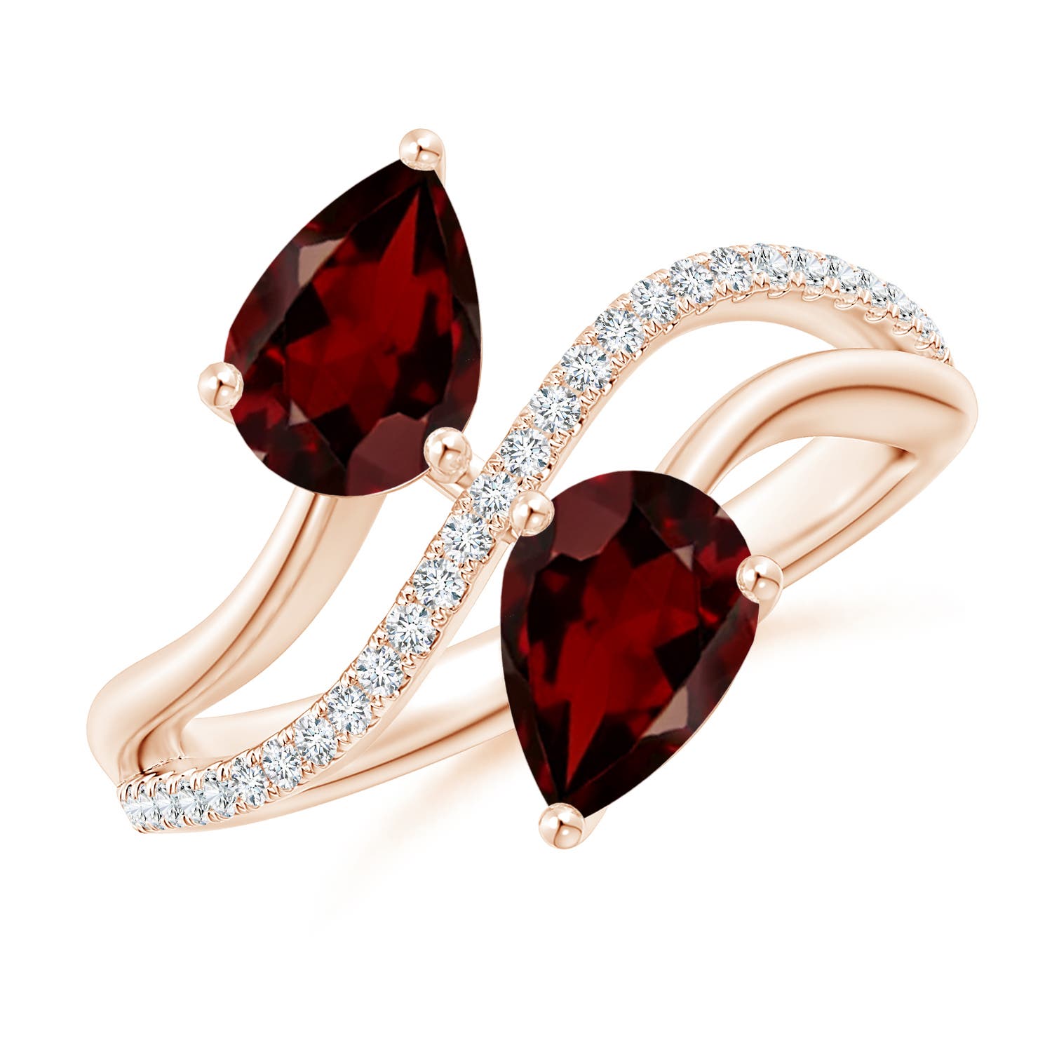 AAA - Garnet / 2.75 CT / 14 KT Rose Gold