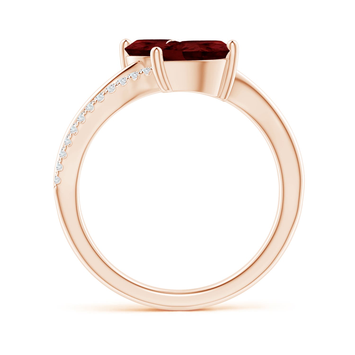 A - Garnet / 3.75 CT / 14 KT Rose Gold