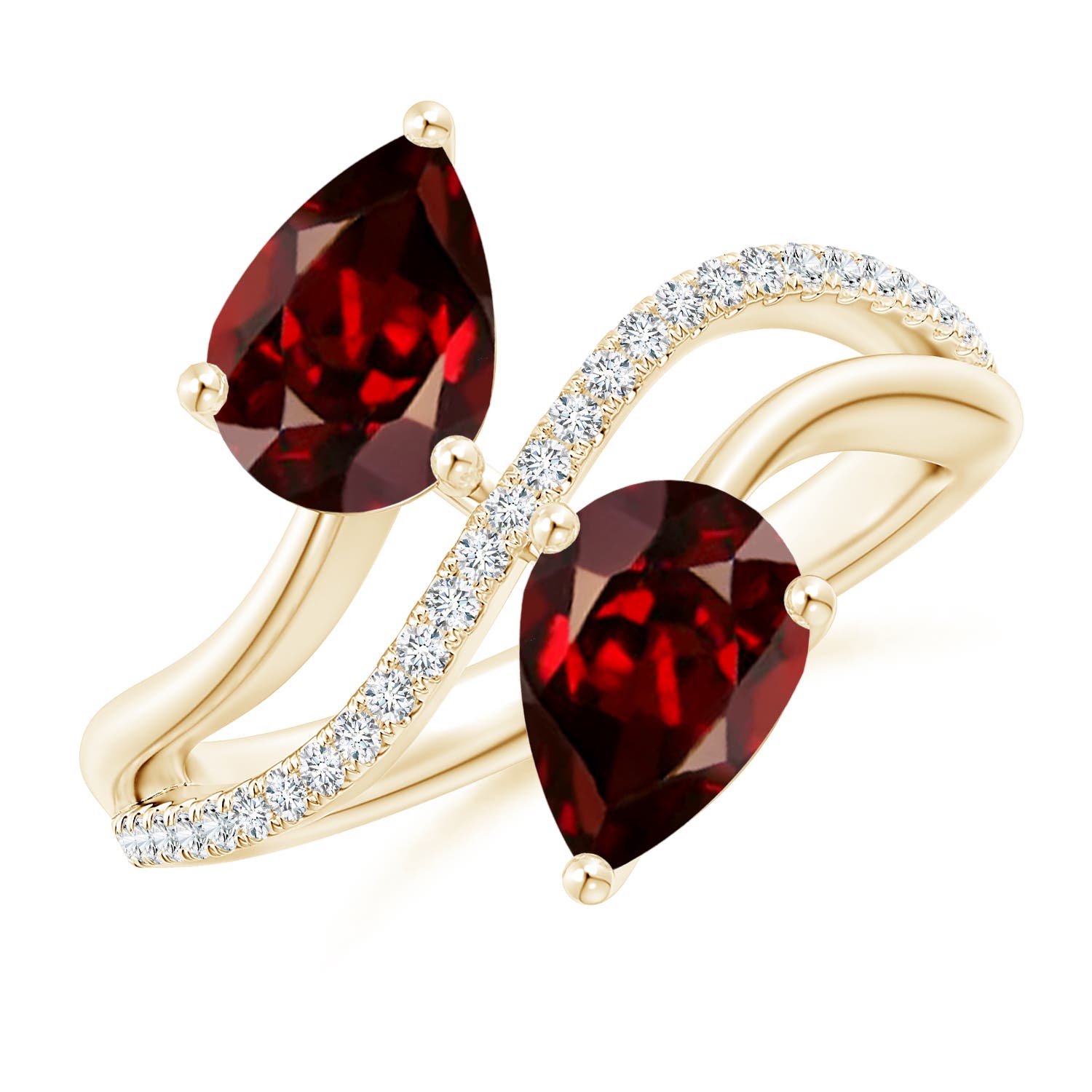 AAAA - Garnet / 3.75 CT / 14 KT Yellow Gold