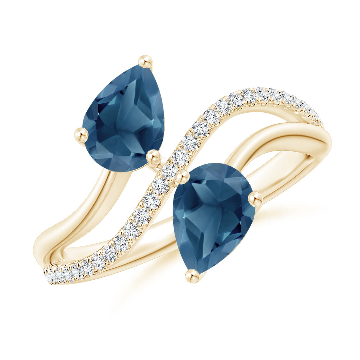 A - London Blue Topaz / 1.75 CT / 14 KT Yellow Gold