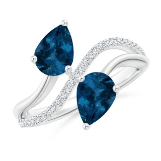 Pear AAA London Blue Topaz