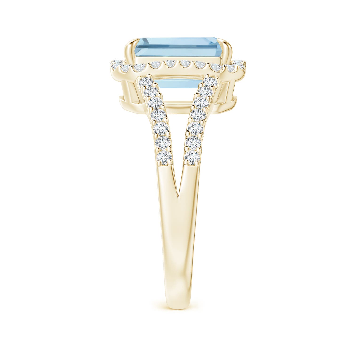 AA - Aquamarine / 3.43 CT / 14 KT Yellow Gold