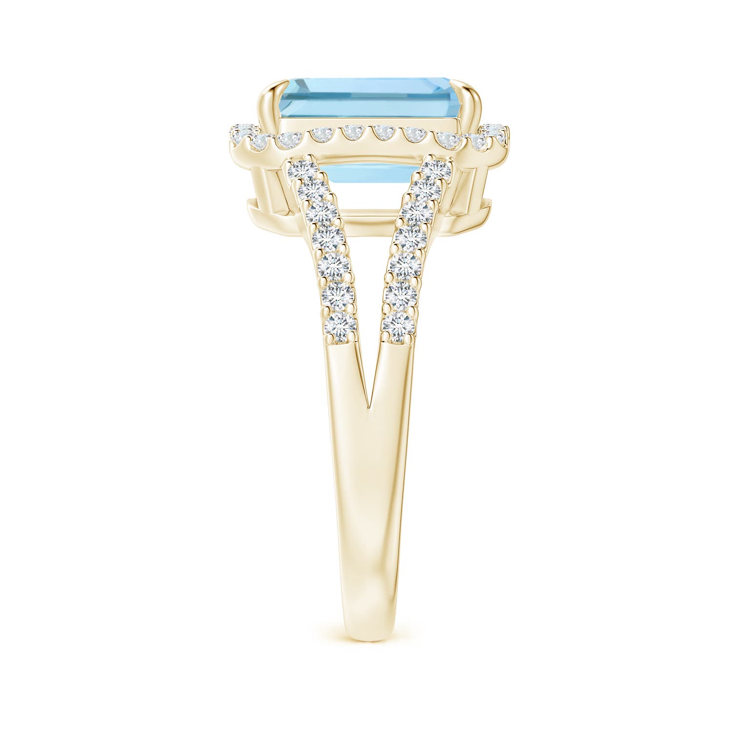 AAA - Aquamarine / 3.43 CT / 14 KT Yellow Gold