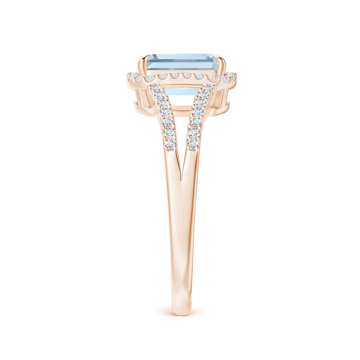 A - Aquamarine / 1.54 CT / 14 KT Rose Gold