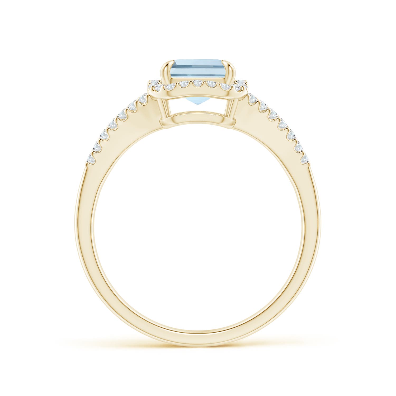 A - Aquamarine / 1.54 CT / 14 KT Yellow Gold