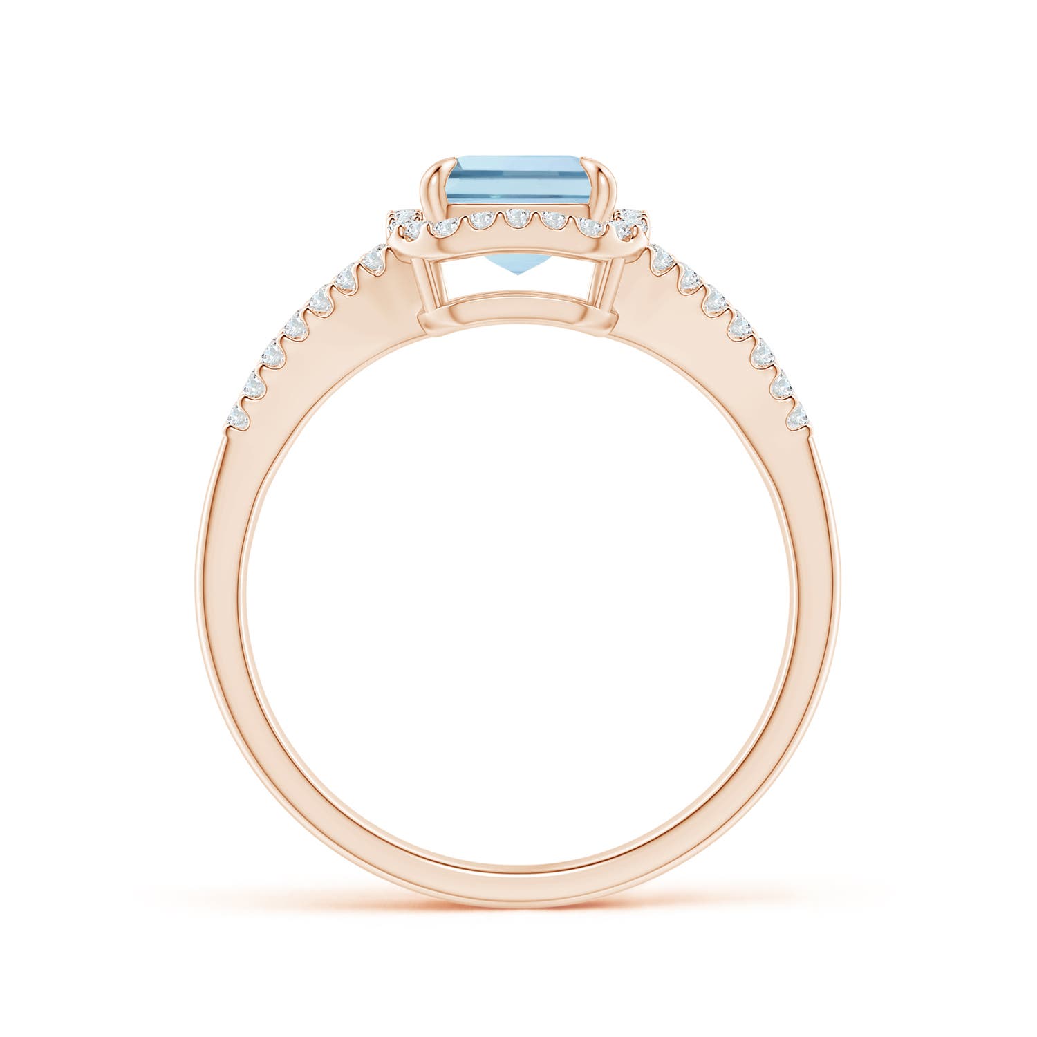 AA - Aquamarine / 1.54 CT / 14 KT Rose Gold