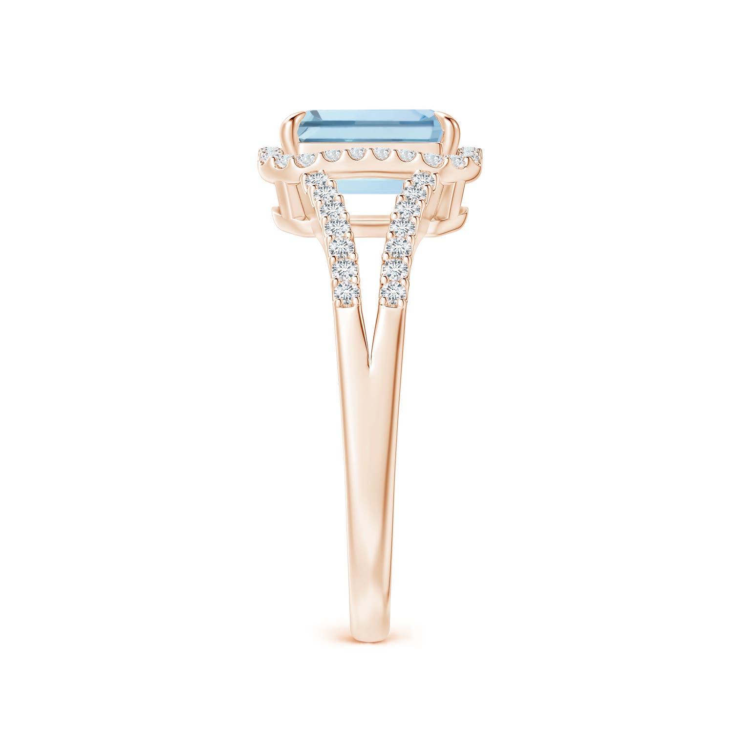 AA - Aquamarine / 1.54 CT / 14 KT Rose Gold