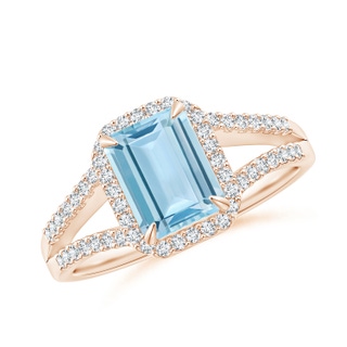 Emerald Cut AAA Aquamarine