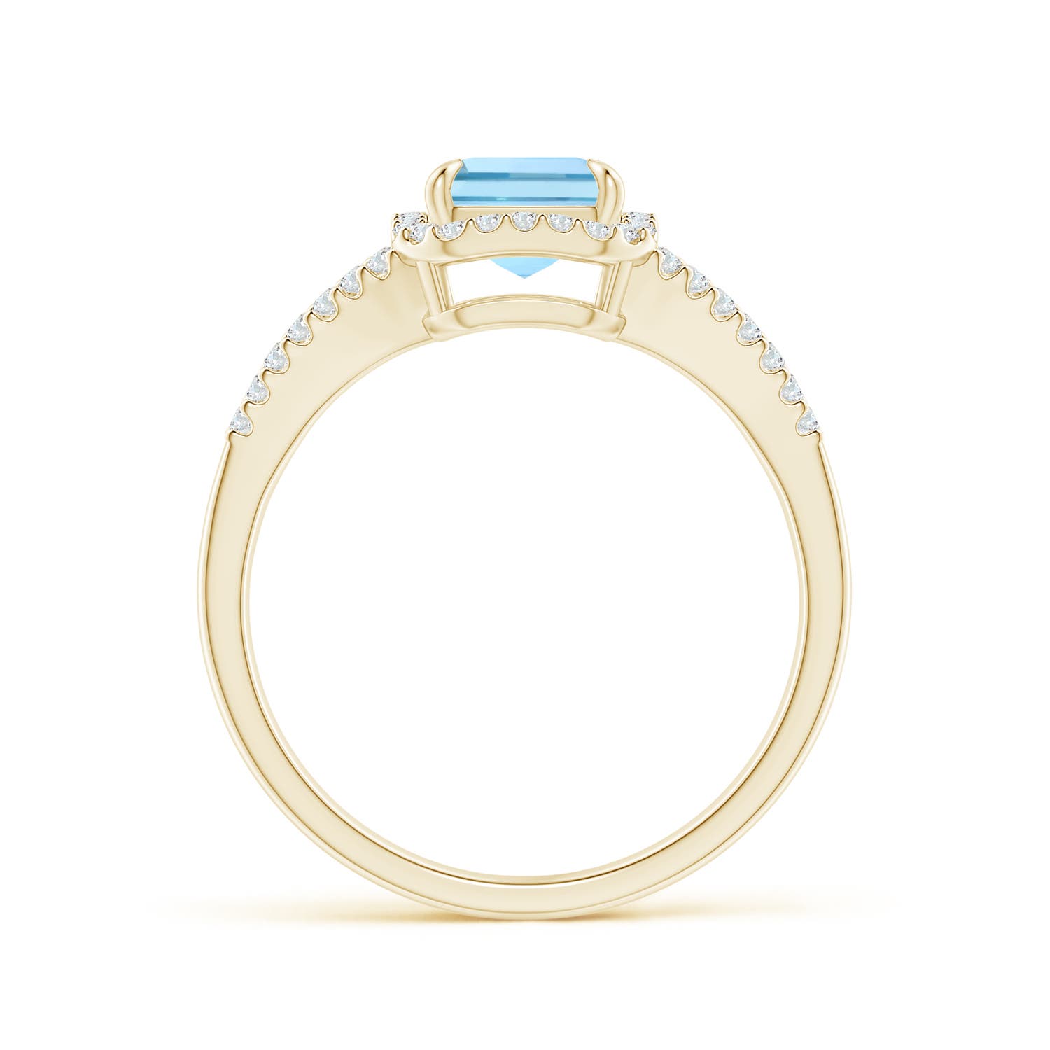 AAAA - Aquamarine / 1.54 CT / 14 KT Yellow Gold