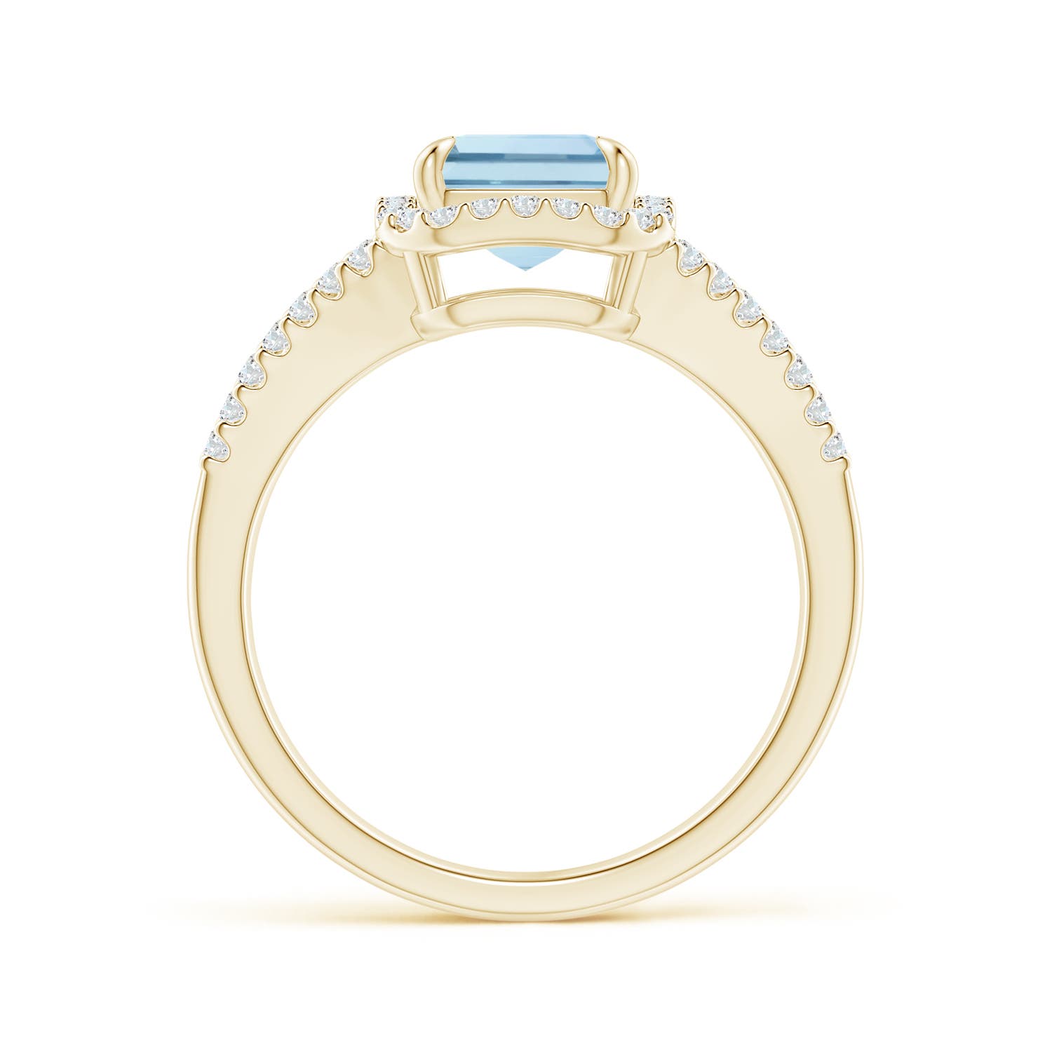 AA - Aquamarine / 2.32 CT / 14 KT Yellow Gold