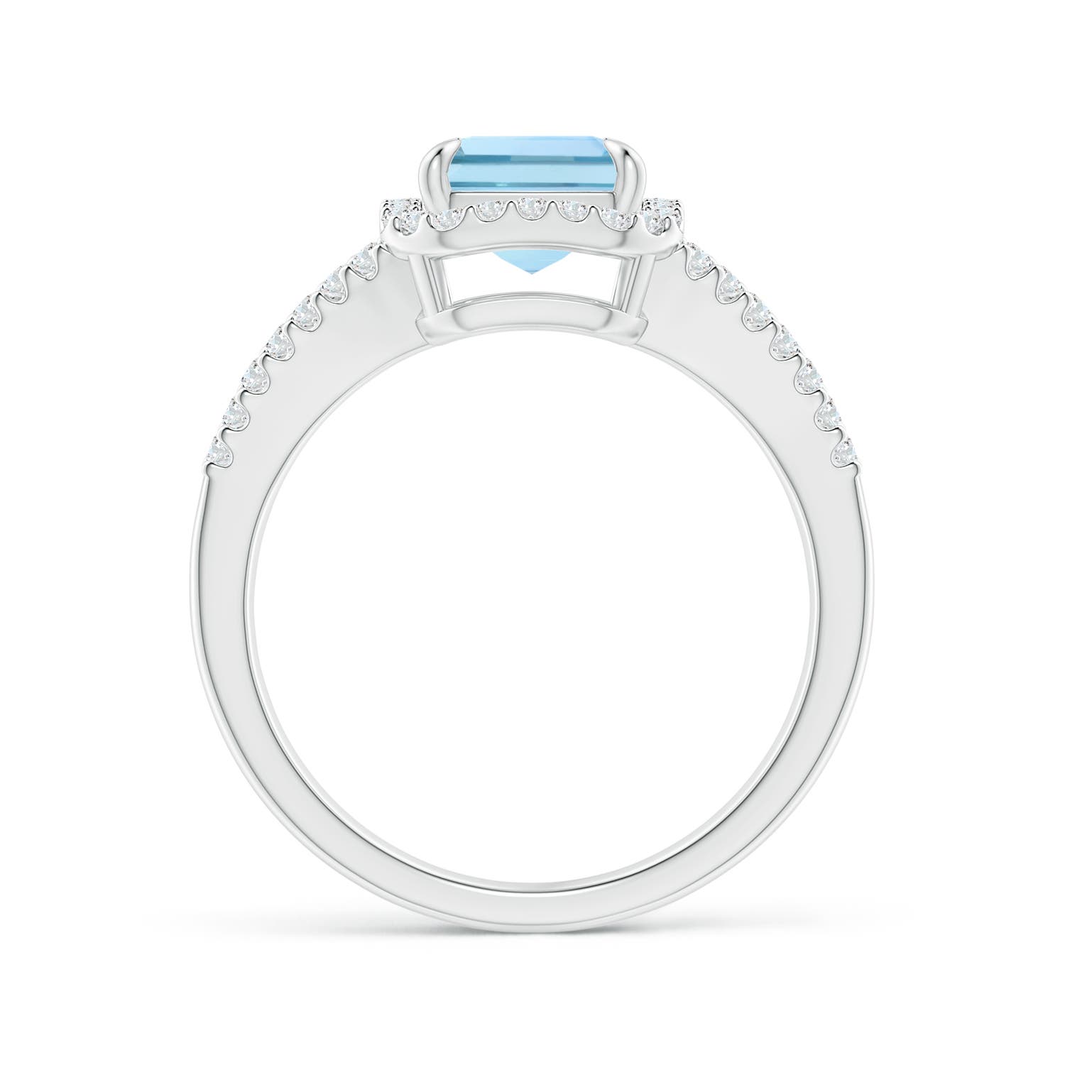 AAA - Aquamarine / 2.32 CT / 14 KT White Gold