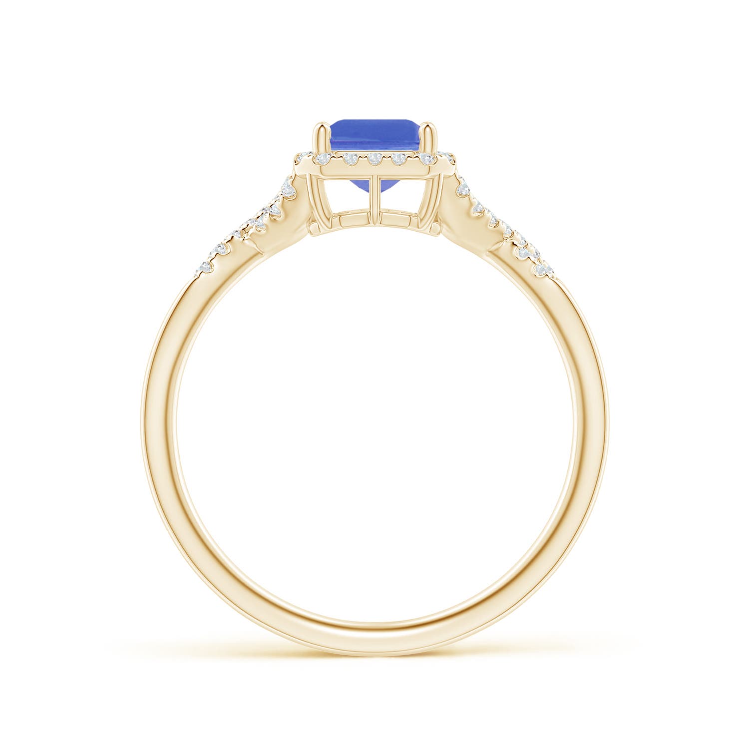 AA - Tanzanite / 1.17 CT / 14 KT Yellow Gold