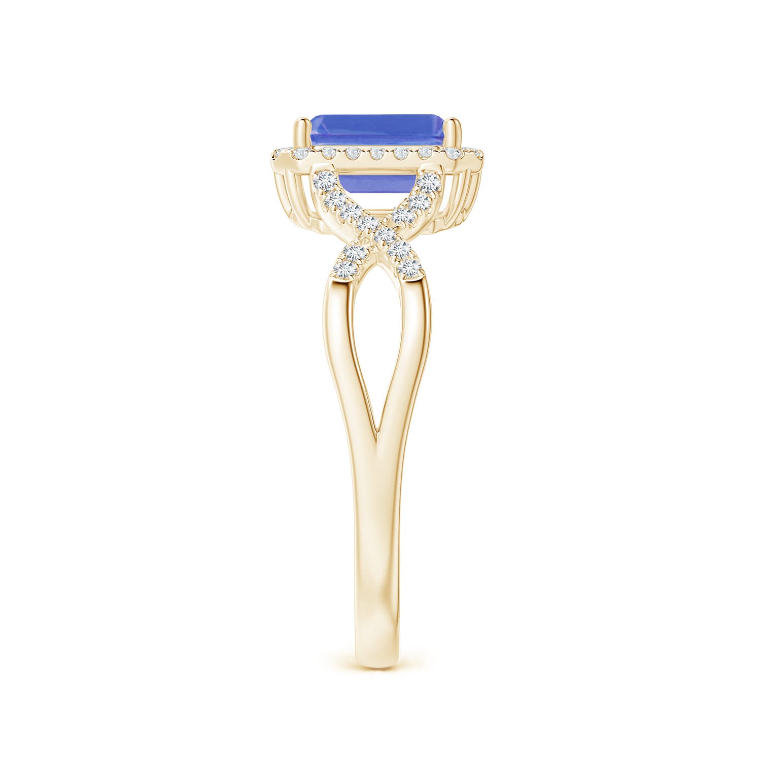 AA - Tanzanite / 1.17 CT / 14 KT Yellow Gold