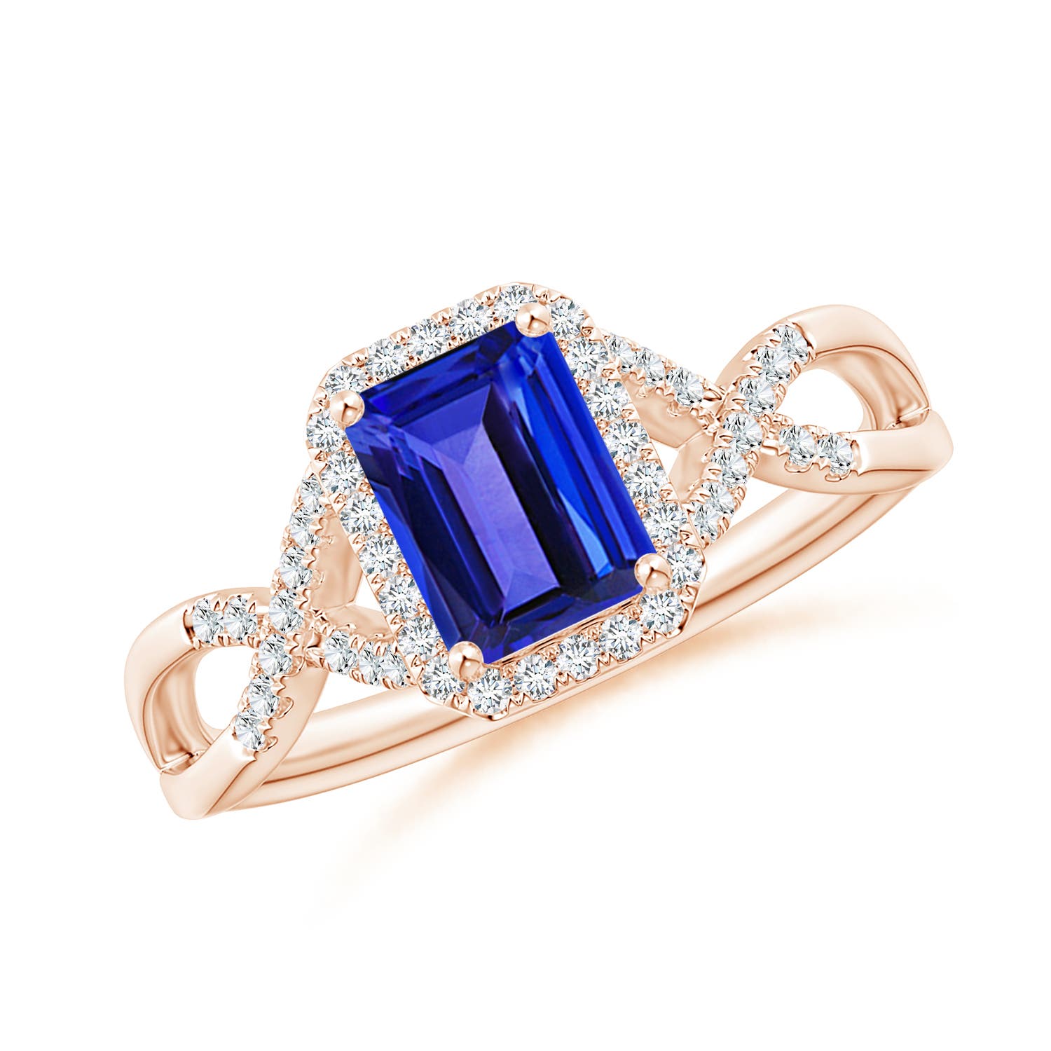 AAAA - Tanzanite / 1.17 CT / 14 KT Rose Gold