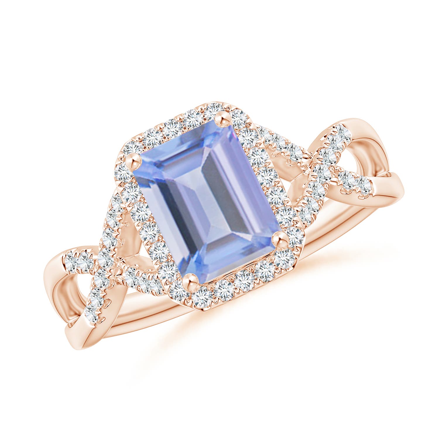 A - Tanzanite / 1.74 CT / 14 KT Rose Gold