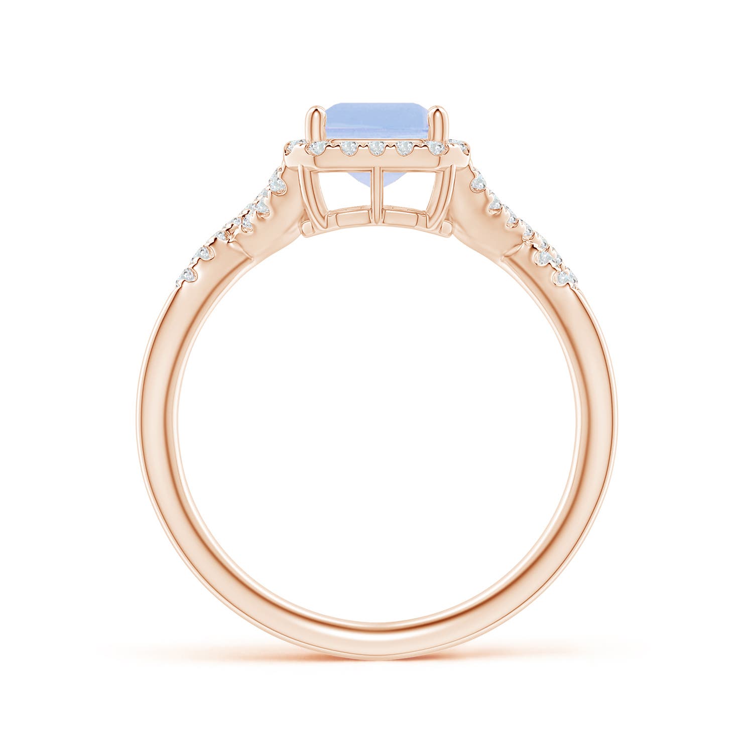 A - Tanzanite / 1.74 CT / 14 KT Rose Gold