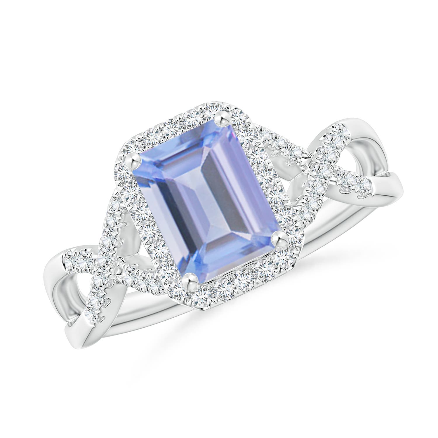 A - Tanzanite / 1.74 CT / 14 KT White Gold