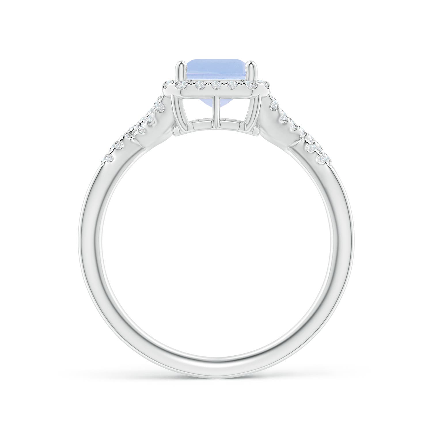 A - Tanzanite / 1.74 CT / 14 KT White Gold