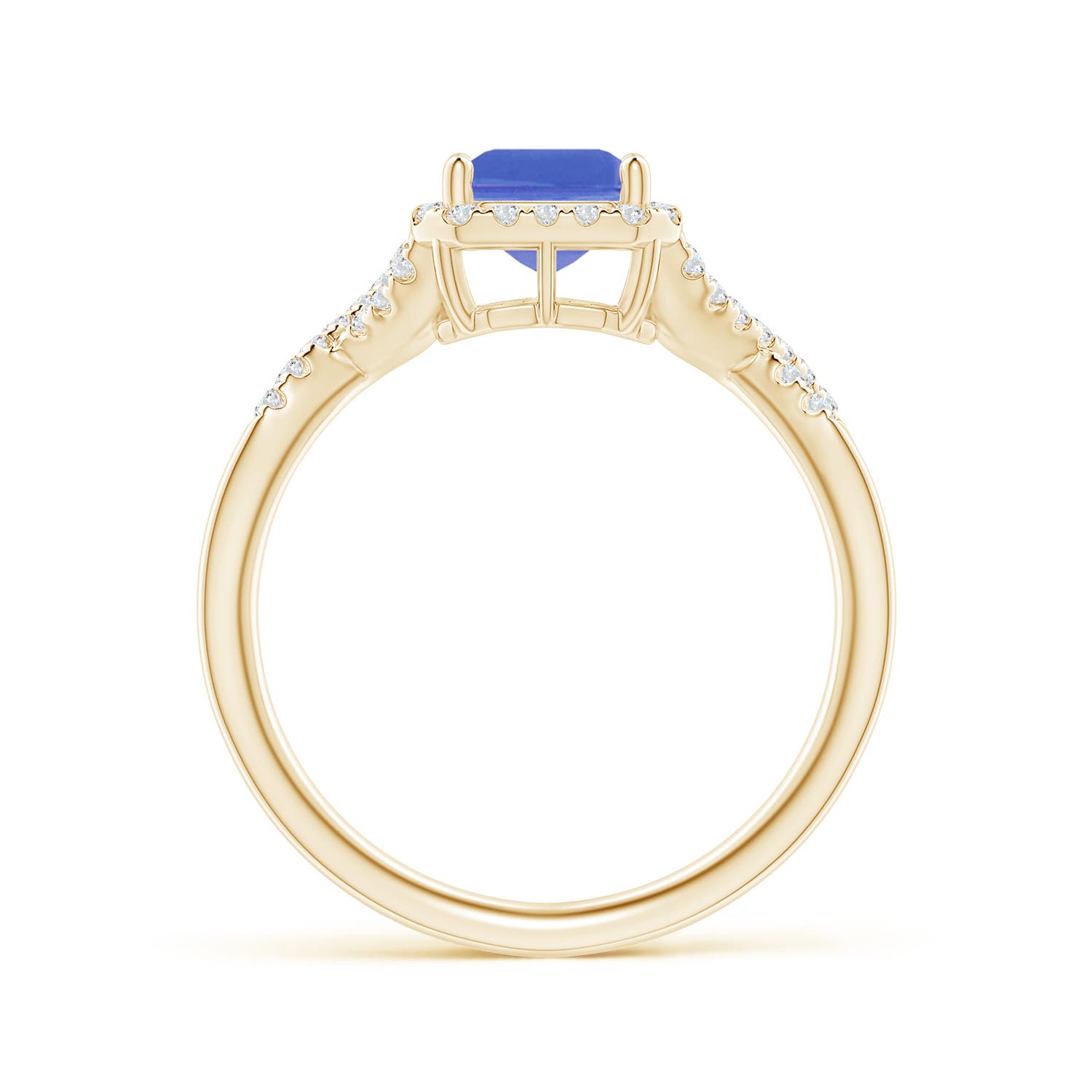 AA - Tanzanite / 1.74 CT / 14 KT Yellow Gold