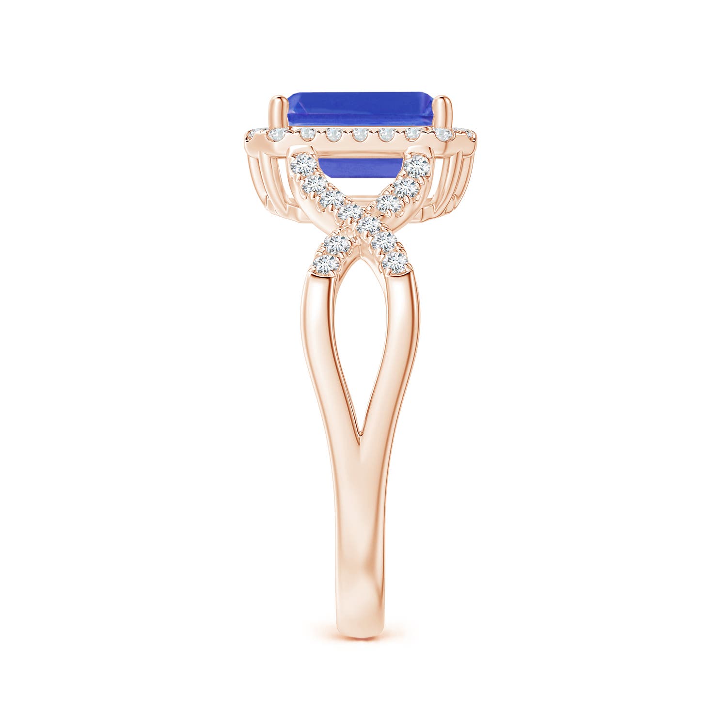 AAA - Tanzanite / 1.74 CT / 14 KT Rose Gold