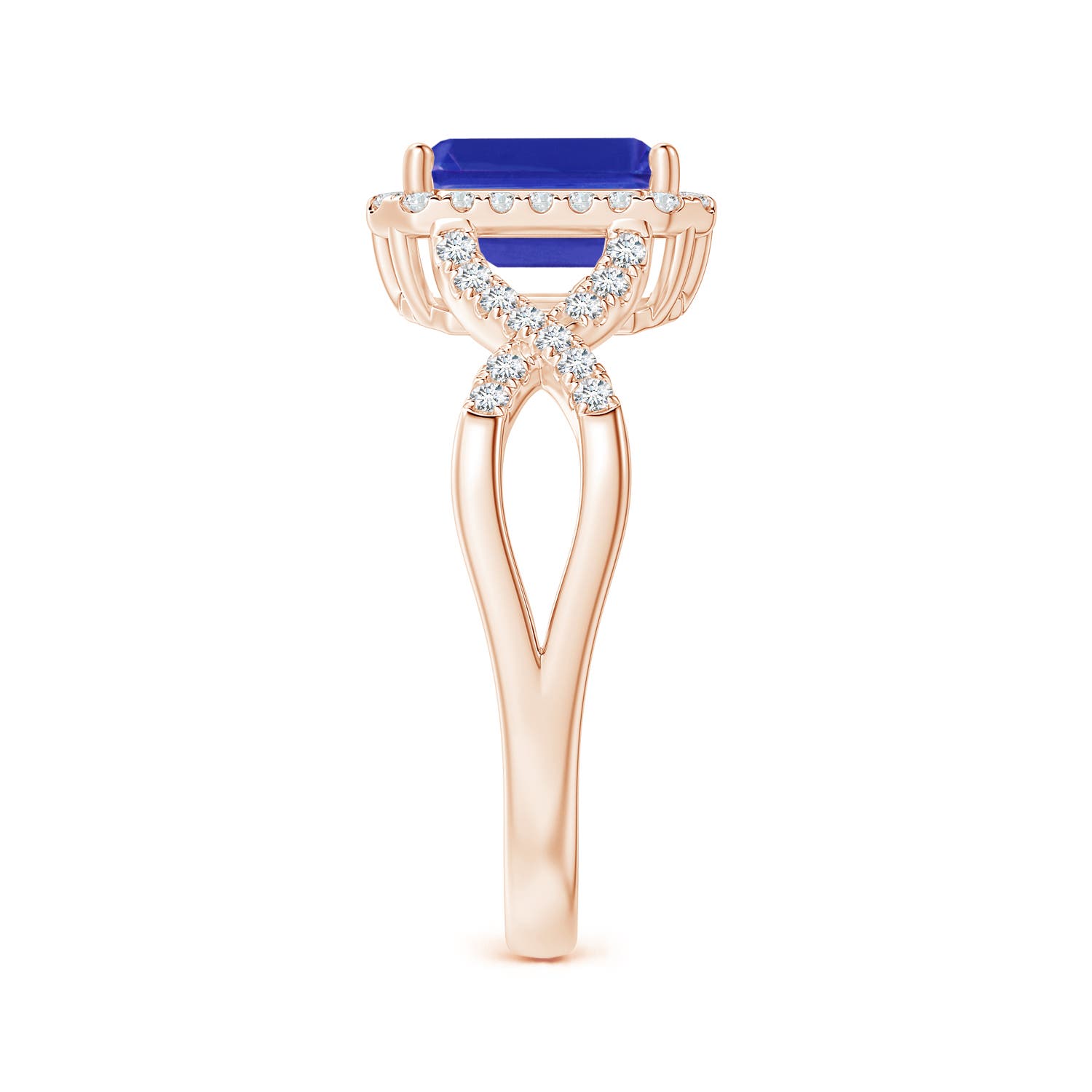 AAAA - Tanzanite / 1.74 CT / 14 KT Rose Gold