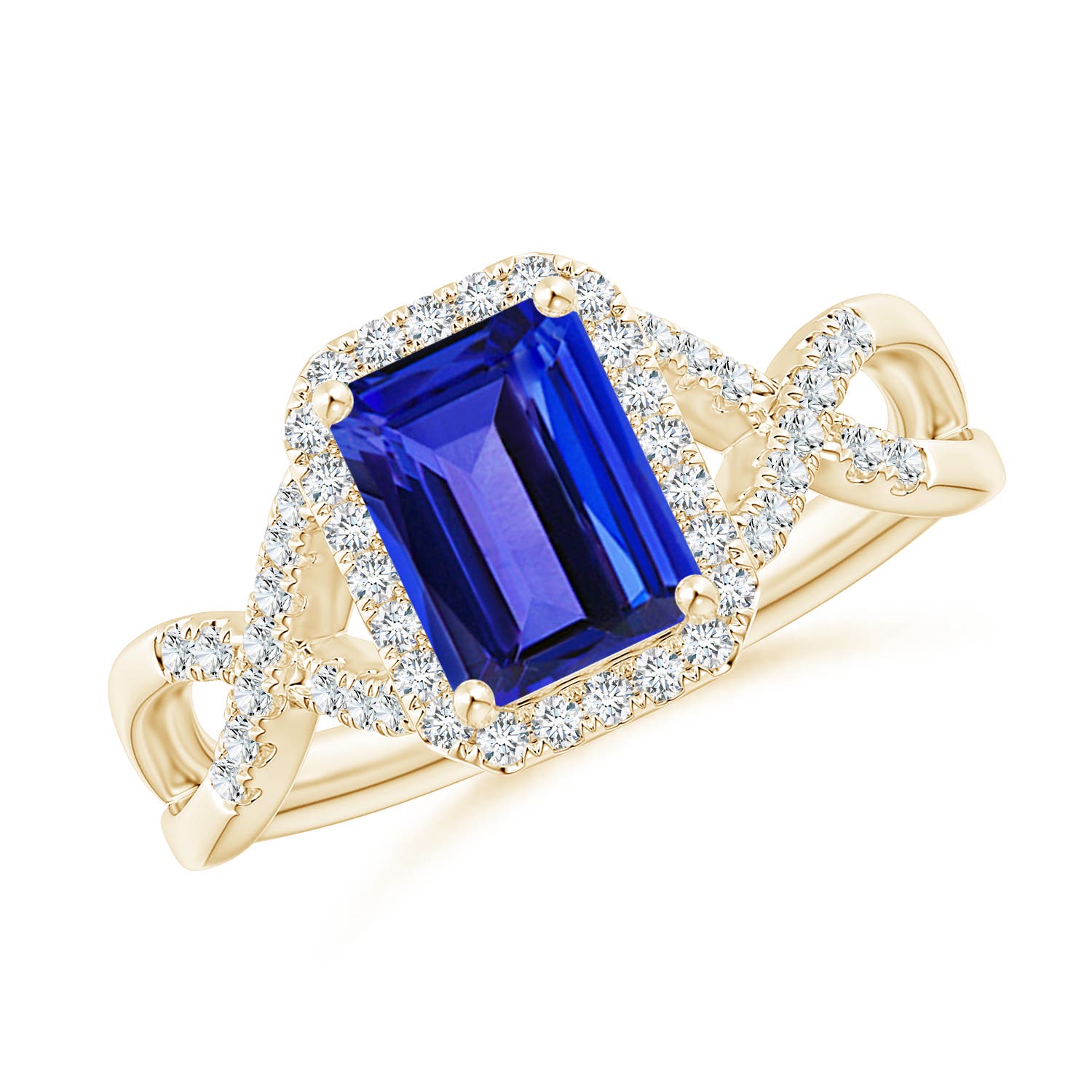 AAAA - Tanzanite / 1.74 CT / 14 KT Yellow Gold