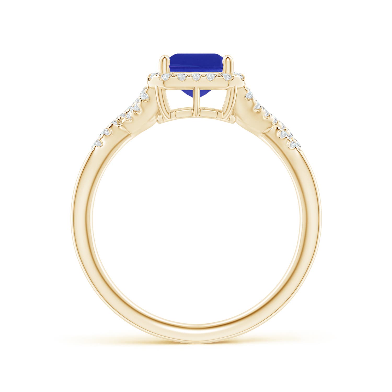 AAAA - Tanzanite / 1.74 CT / 14 KT Yellow Gold