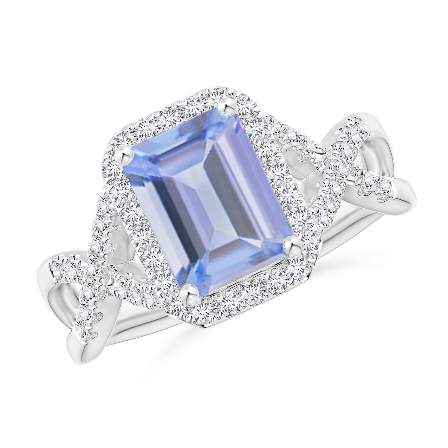 A - Tanzanite / 2.78 CT / 14 KT White Gold