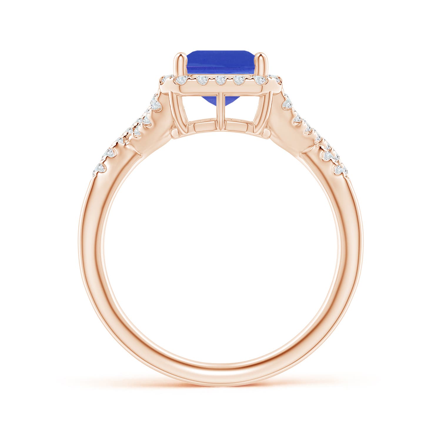 AAA - Tanzanite / 2.78 CT / 14 KT Rose Gold