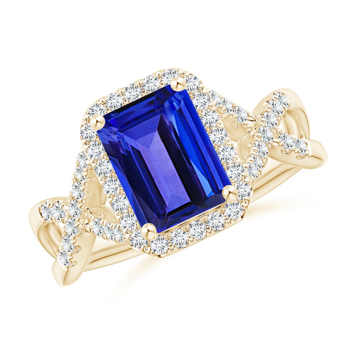 AAAA - Tanzanite / 2.78 CT / 14 KT Yellow Gold