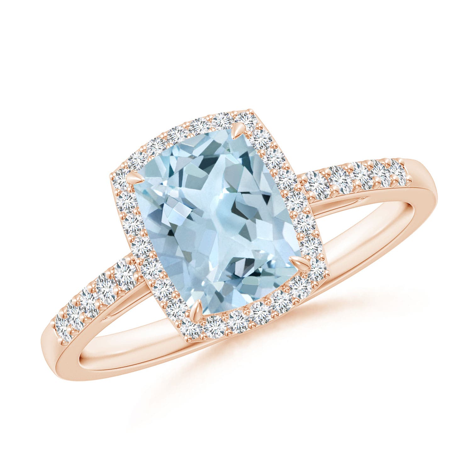 AA - Aquamarine / 1.43 CT / 14 KT Rose Gold