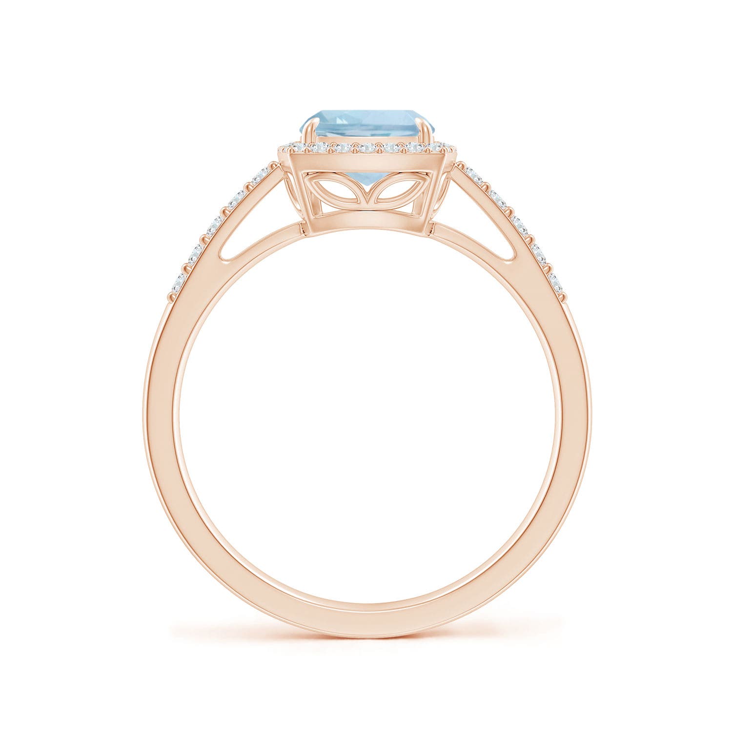 AA - Aquamarine / 1.43 CT / 14 KT Rose Gold