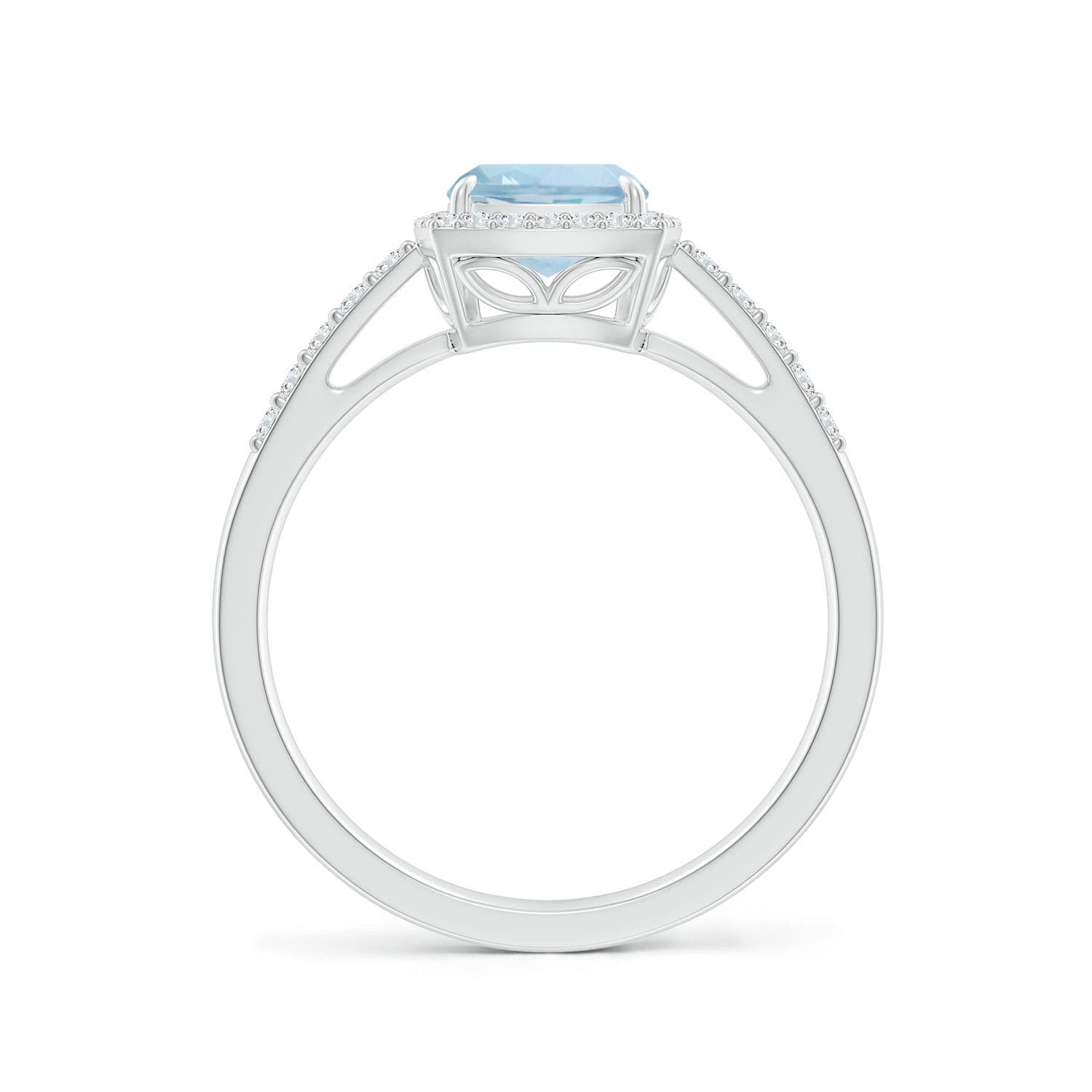 AA - Aquamarine / 1.43 CT / 14 KT White Gold