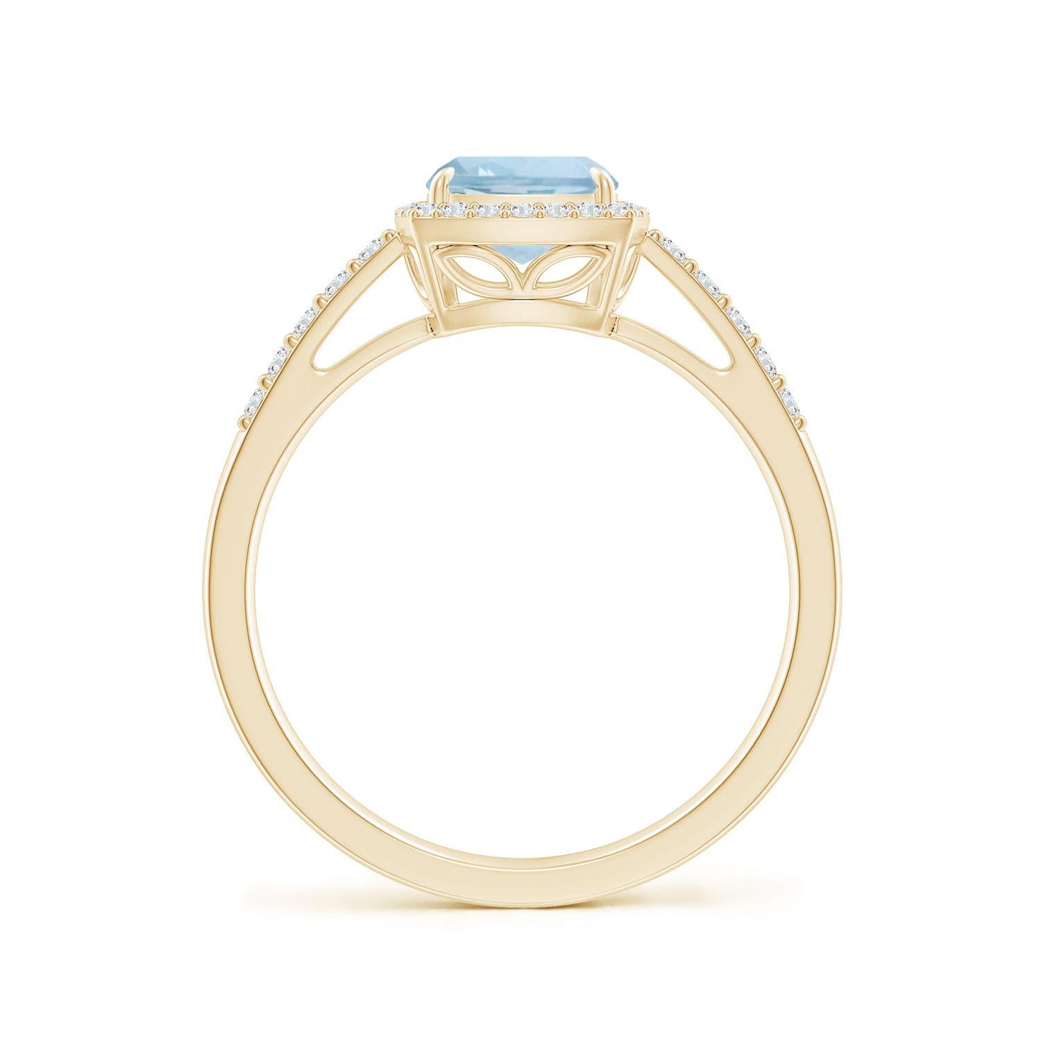 AA - Aquamarine / 1.43 CT / 14 KT Yellow Gold